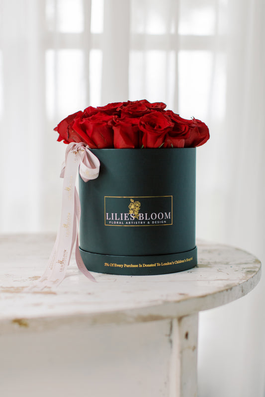Romantic Red Roses Floral Arrangement